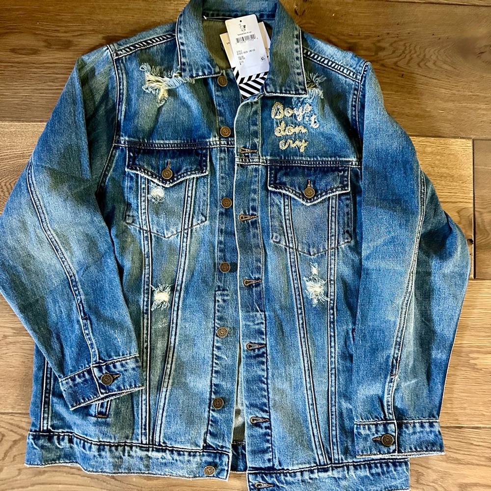 "Boys Don't Cry" Sandrine Rose Denim Jacket